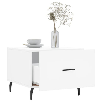 vidaXL Coffee Tables 2 pcs White 50x50x40 cm Engineered Wood