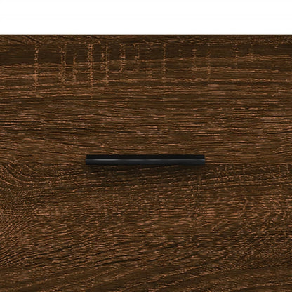 vidaXL Coffee Table Brown Oak 50x50x40 cm Engineered Wood