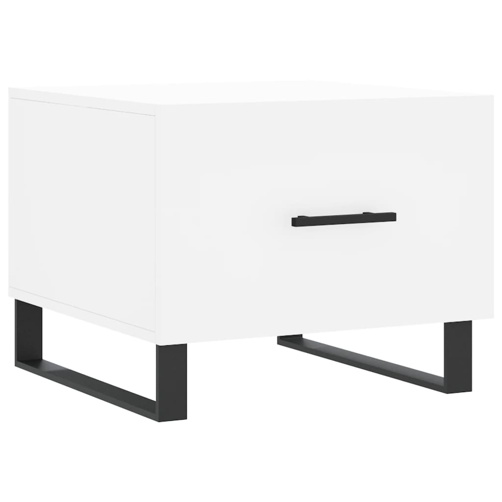 vidaXL Coffee Tables 2 pcs White 50x50x40 cm Engineered Wood