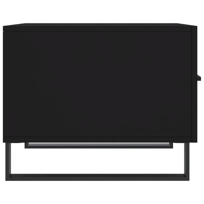 vidaXL Coffee Tables 2 pcs Black 50x50x40 cm Engineered Wood