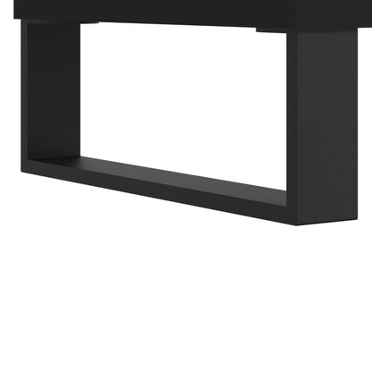 vidaXL Coffee Tables 2 pcs Black 50x50x40 cm Engineered Wood
