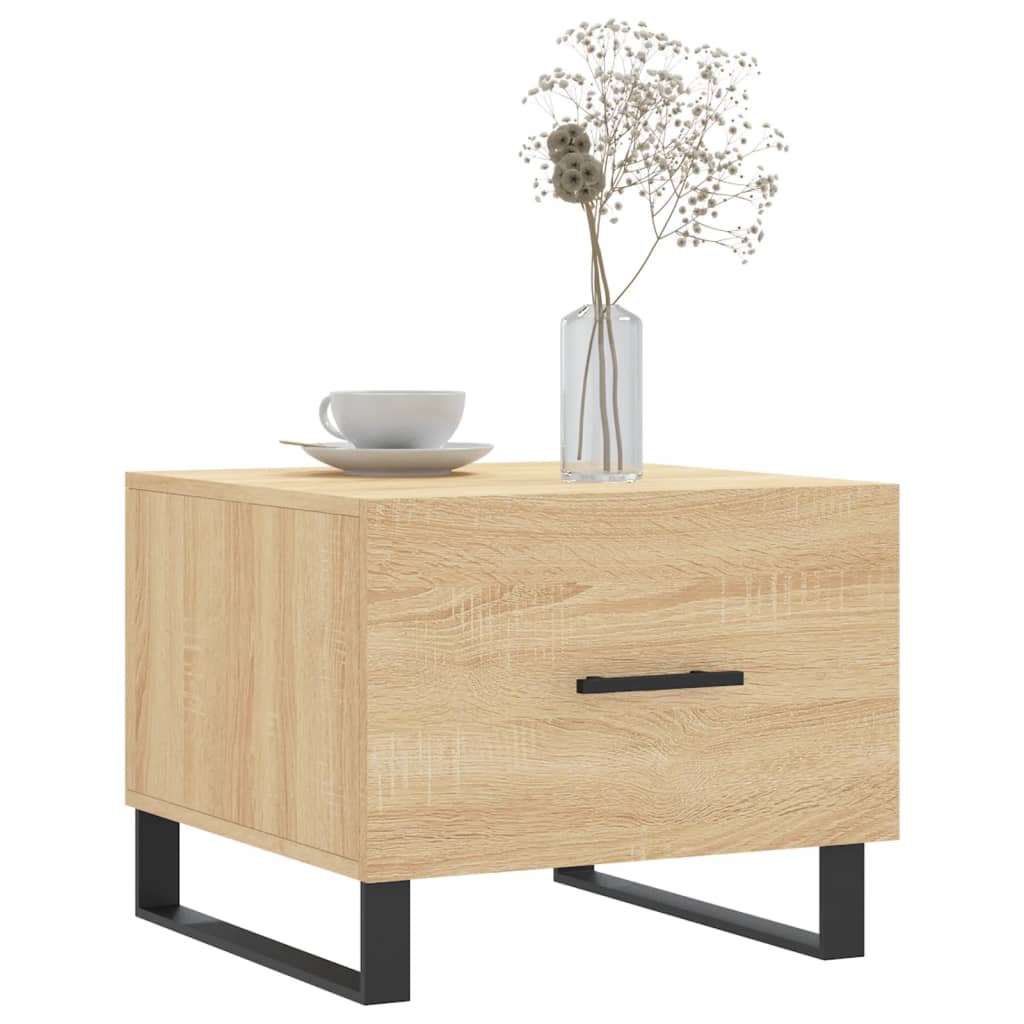vidaXL Coffee Tables 2 pcs Sonoma Oak 50x50x40 cm Engineered Wood