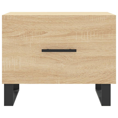 vidaXL Coffee Tables 2 pcs Sonoma Oak 50x50x40 cm Engineered Wood