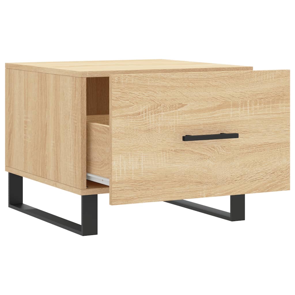 vidaXL Coffee Tables 2 pcs Sonoma Oak 50x50x40 cm Engineered Wood