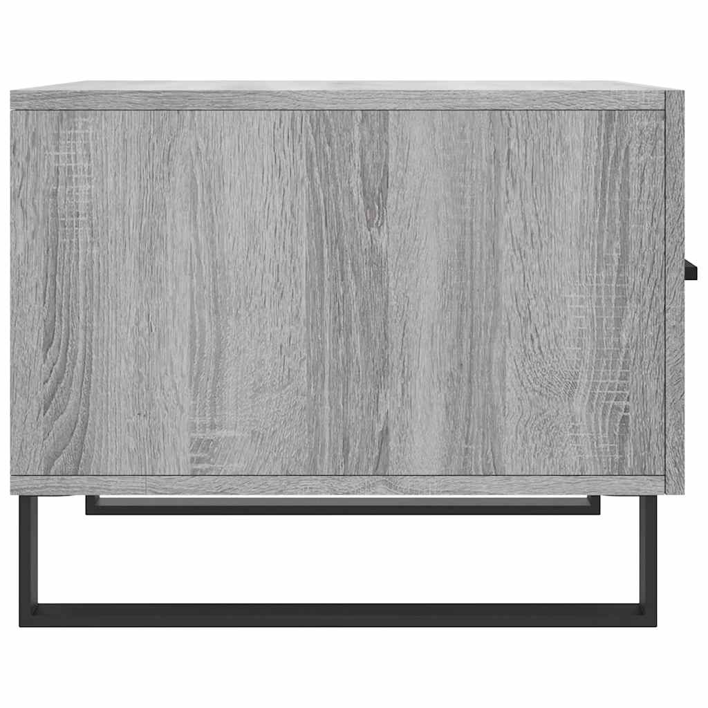 vidaXL Coffee Table Grey Sonoma 50x50x40 cm Engineered Wood