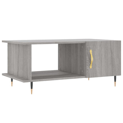 vidaXL Coffee Table Grey Sonoma 90x50x40 cm Engineered Wood