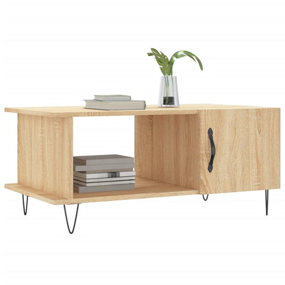 vidaXL Coffee Table Sonoma Oak 90x50x40 cm Engineered Wood