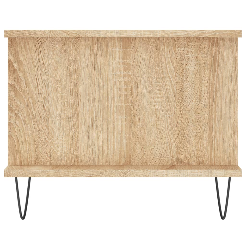 vidaXL Coffee Table Sonoma Oak 90x50x40 cm Engineered Wood