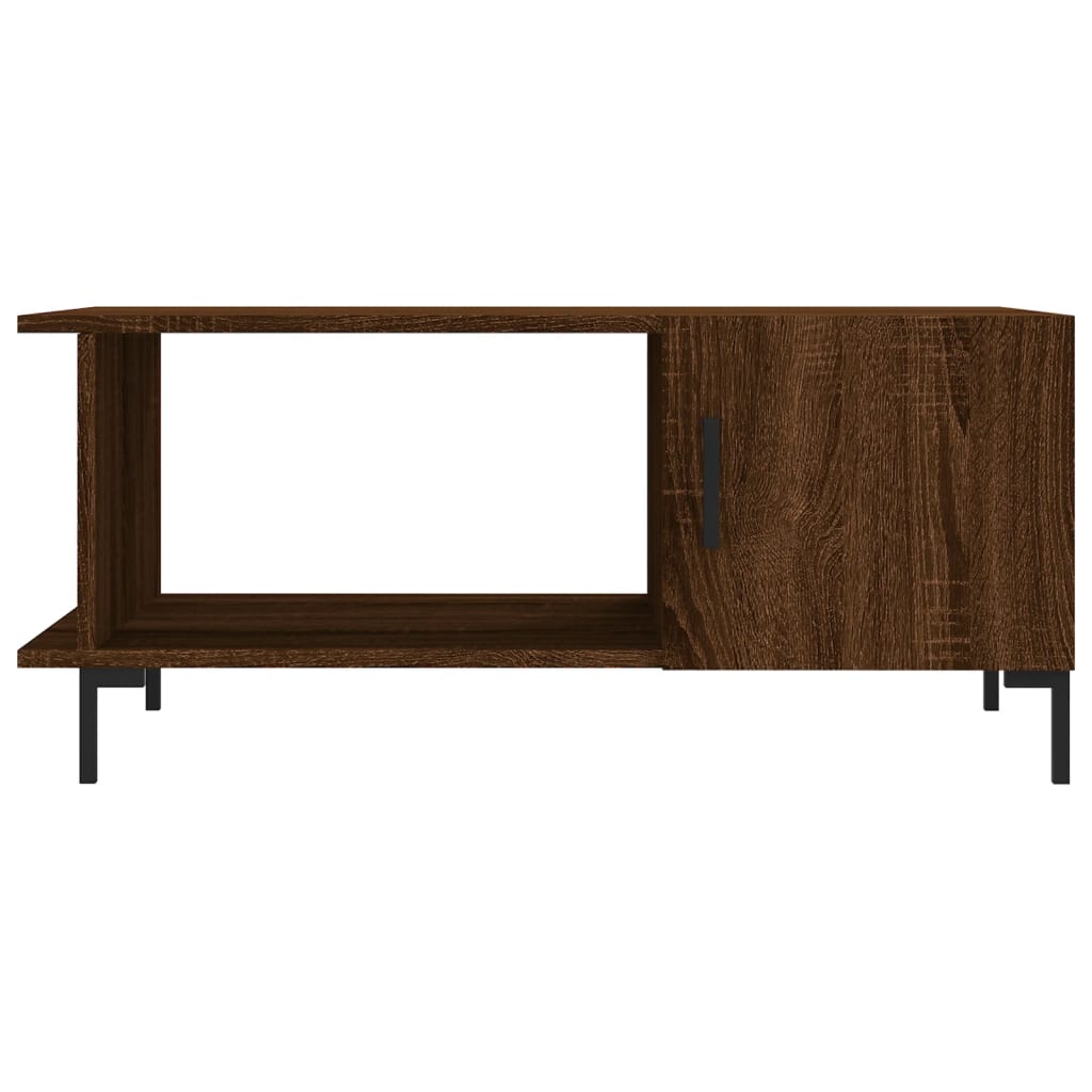 vidaXL Coffee Table Brown Oak 90x50x40 cm Engineered Wood