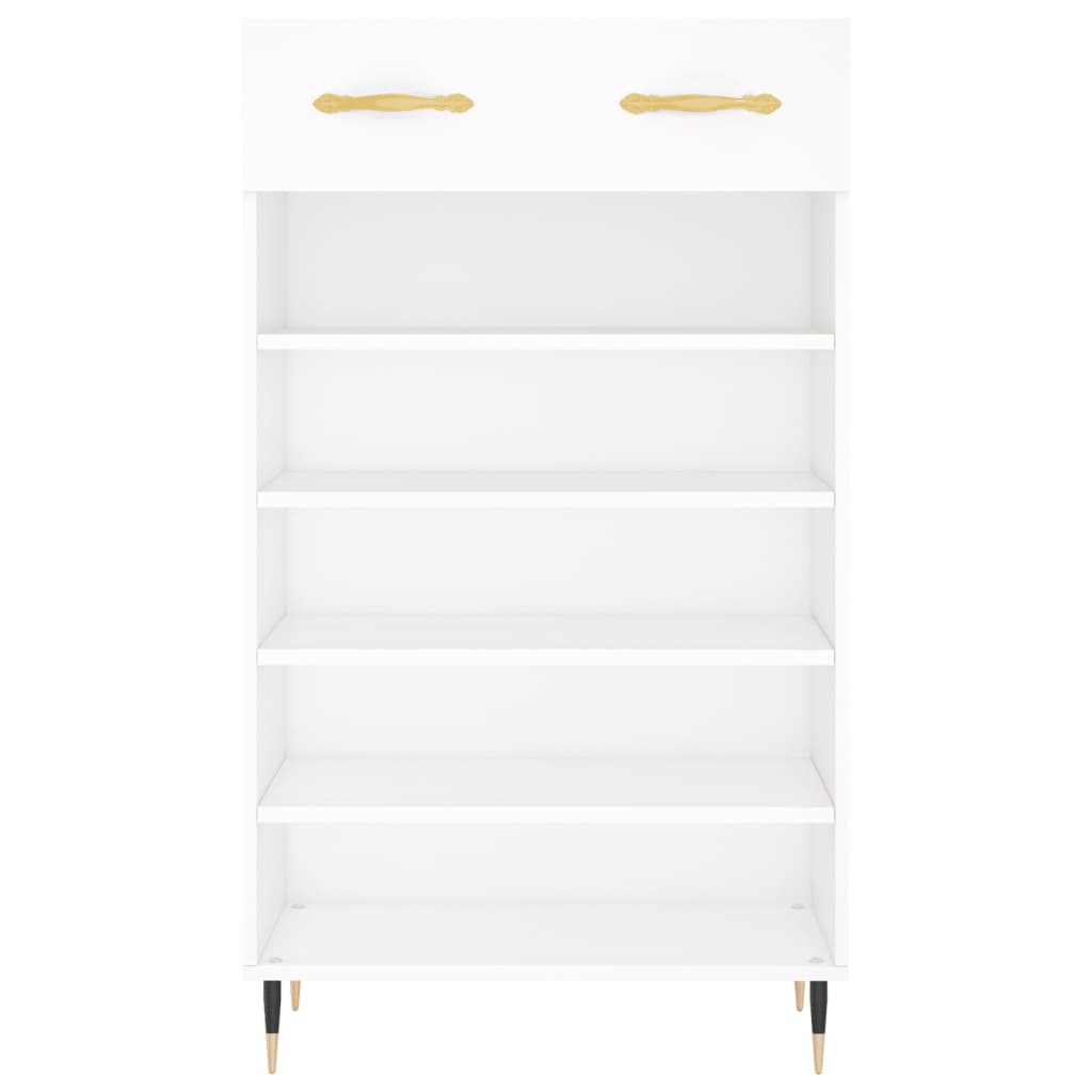 vidaXL Shoe Cabinet White 60x35x105 cm Engineered Wood