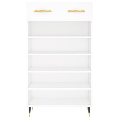 vidaXL Shoe Cabinet White 60x35x105 cm Engineered Wood