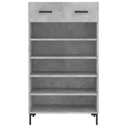 vidaXL Shoe Cabinet Concrete Grey 60x35x105 cm Engineered Wood
