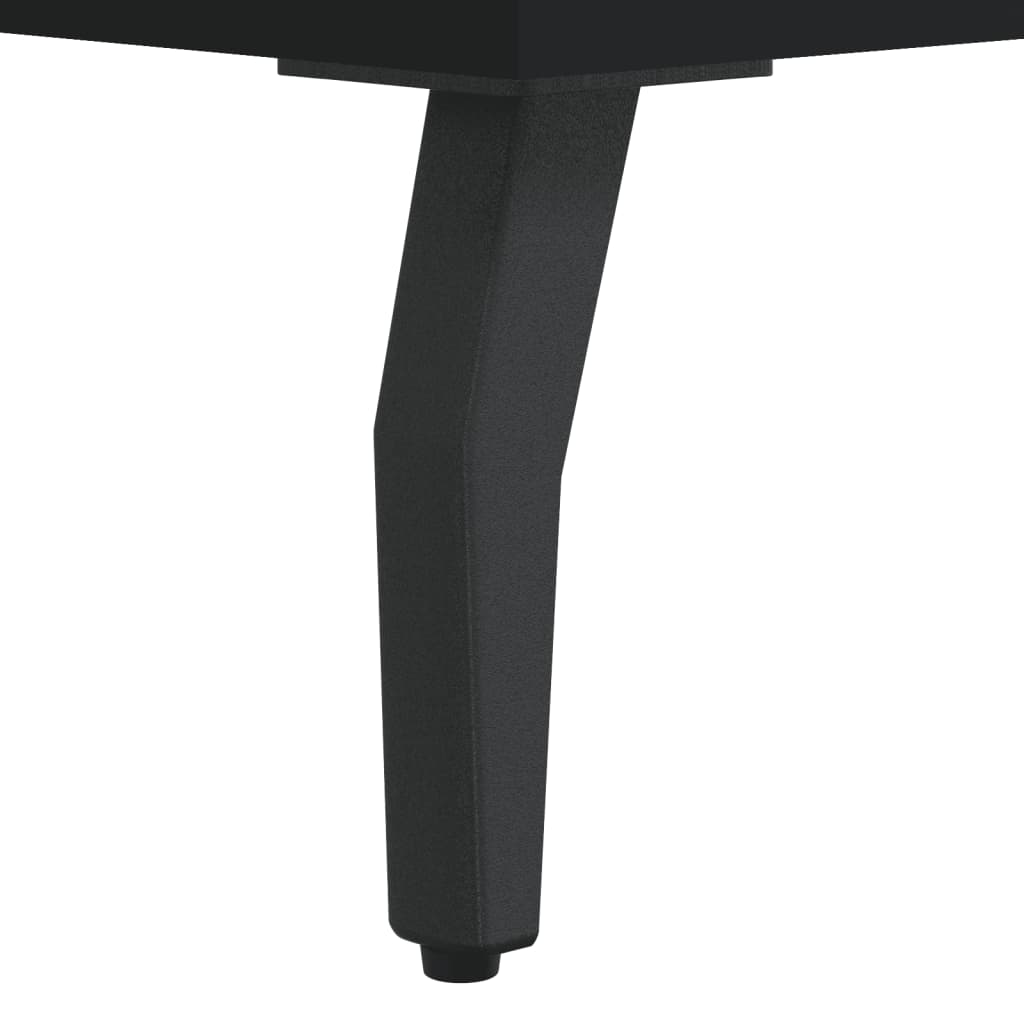 vidaXL Shoe Cabinet | Black | Engineered wood, iron, aluminium | 60x35x105 cm