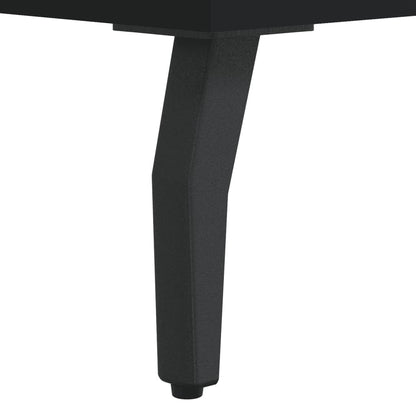 vidaXL Shoe Cabinet | Black | Engineered wood, iron, aluminium | 60x35x105 cm