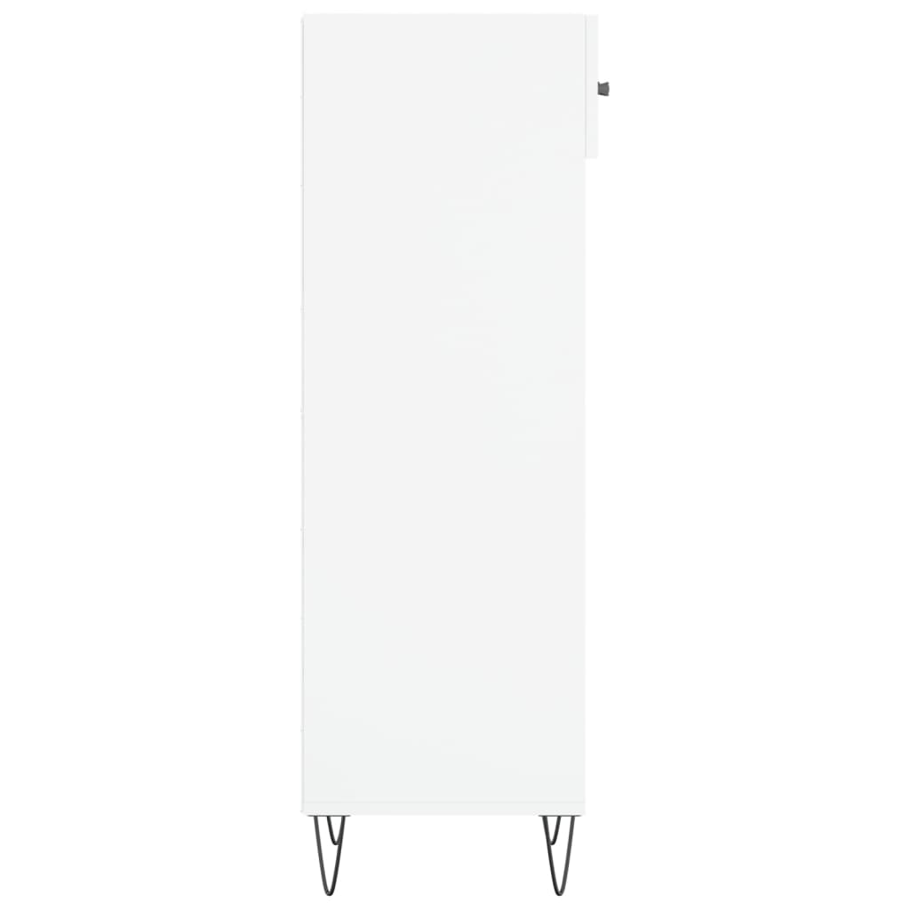 vidaXL Shoe Cabinet White 30x35x105 cm Engineered Wood