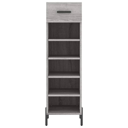 vidaXL Shoe Cabinet Grey Sonoma 30x35x105 cm Engineered Wood