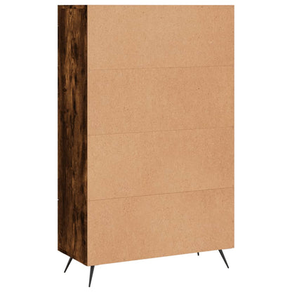 vidaXL Highboard Smoked Oak 69.5x31x115 cm Engineered Wood