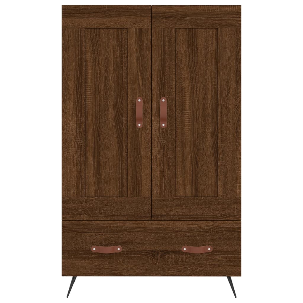 vidaXL Highboard Brown Oak 69.5x31x115 cm Engineered Wood
