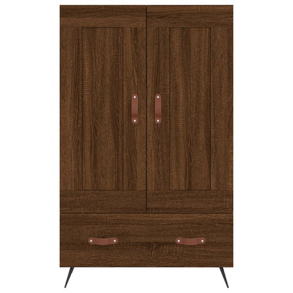 vidaXL Highboard Brown Oak 69.5x31x115 cm Engineered Wood