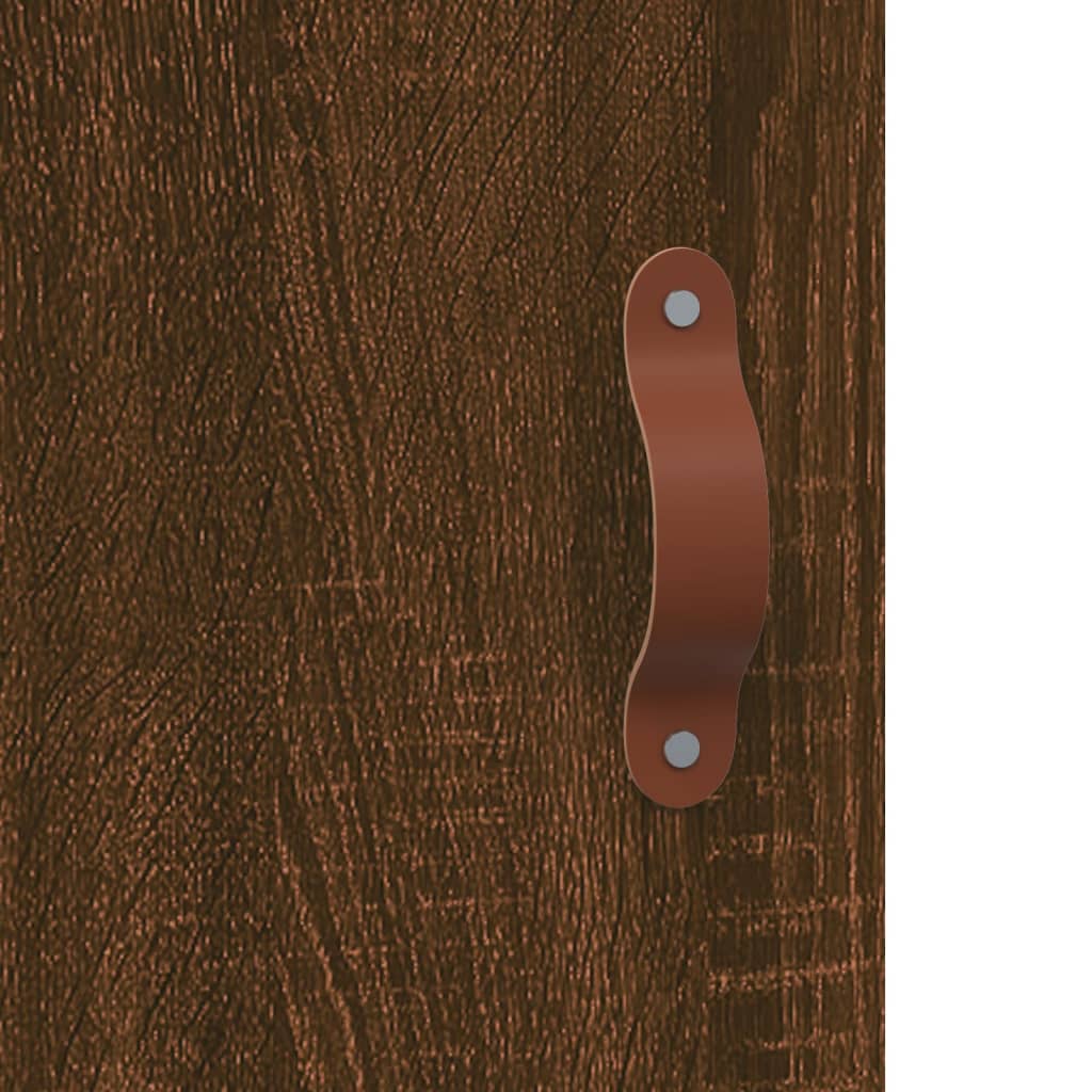 vidaXL Highboard Brown Oak 69.5x31x115 cm Engineered Wood