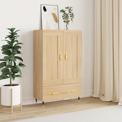 vidaXL Highboard Sonoma Oak 69.5x31x115 cm Engineered Wood