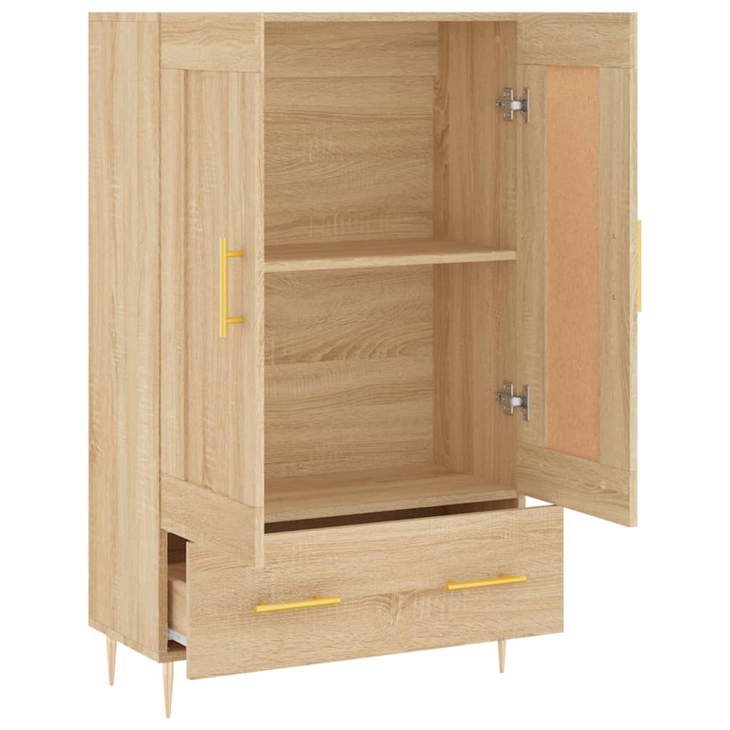 vidaXL Highboard Sonoma Oak 69,5x31x115 cm Engineered Wood