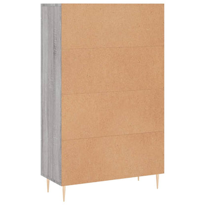 vidaXL Highboard Grey Sonoma 69,5x31x115 cm Engineered Wood
