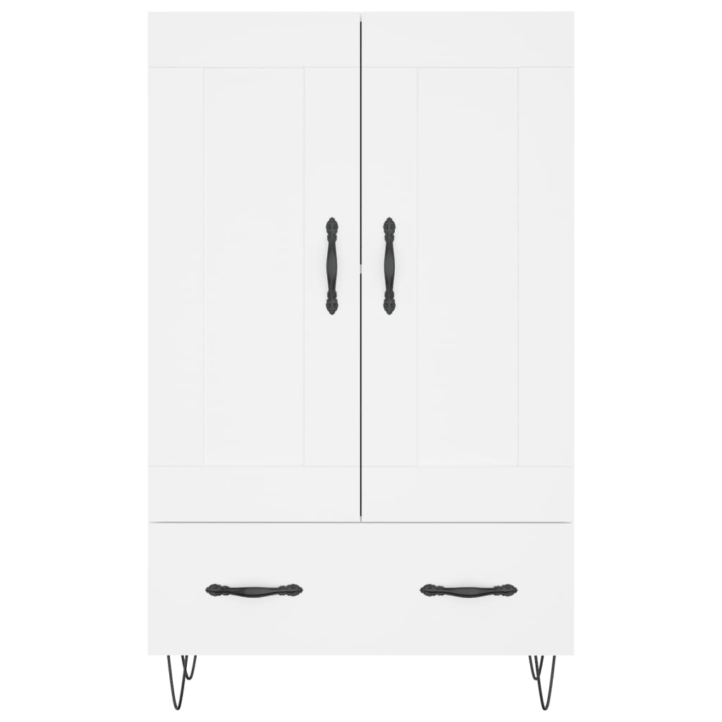 vidaXL Highboard White 69.5x31x115 cm Engineered Wood