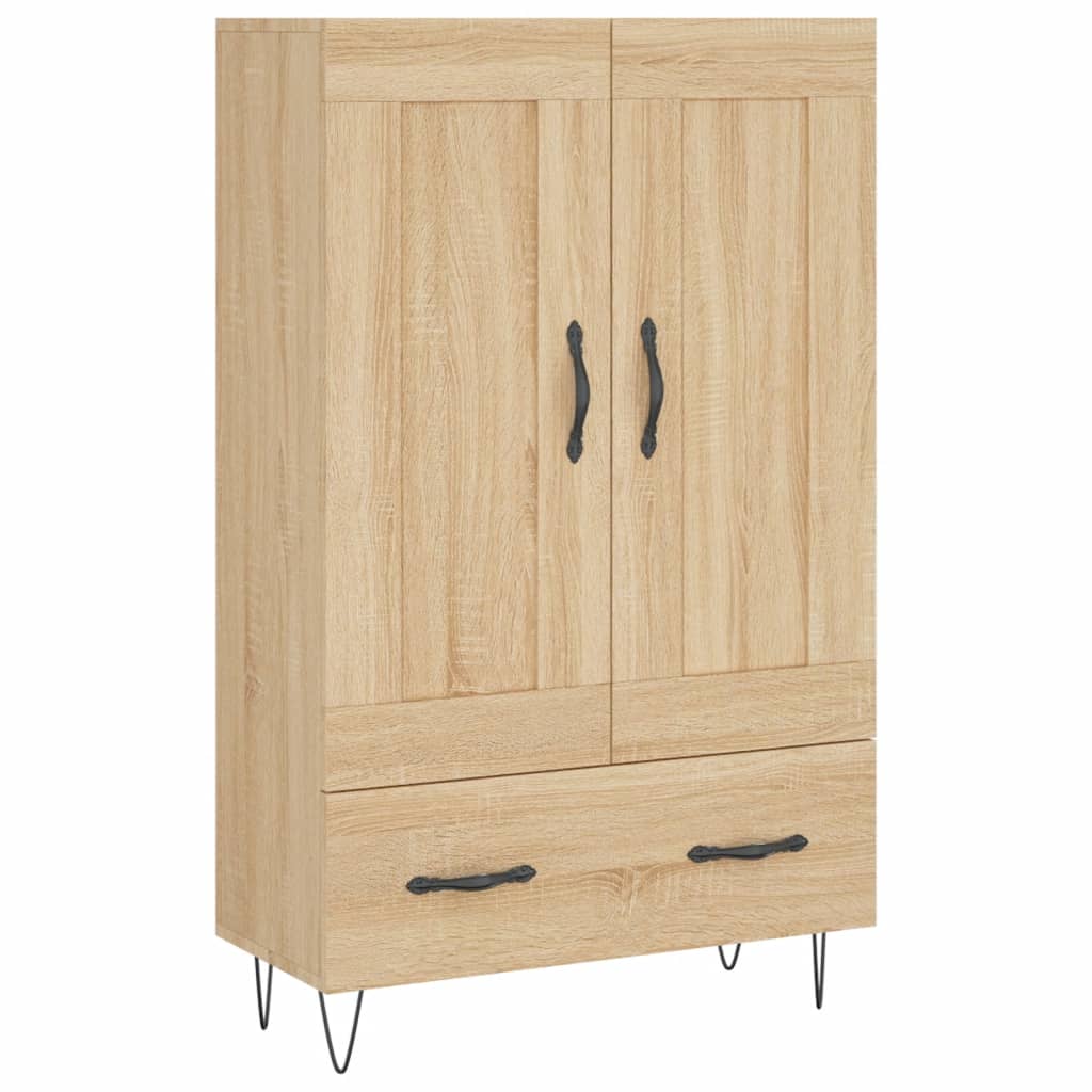 vidaXL Highboard Sonoma Oak 69.5x31x115 cm Engineered Wood