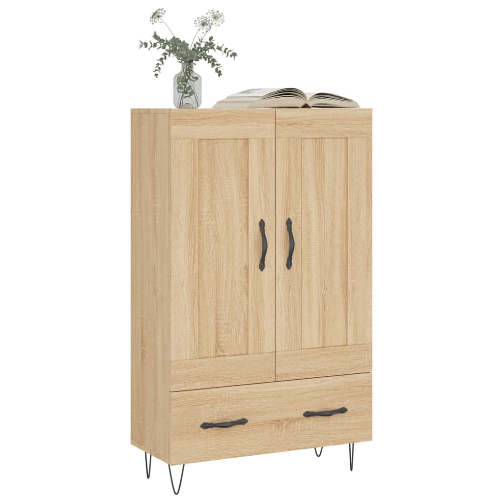 vidaXL Highboard Sonoma Oak 69,5x31x115 cm Engineered Wood