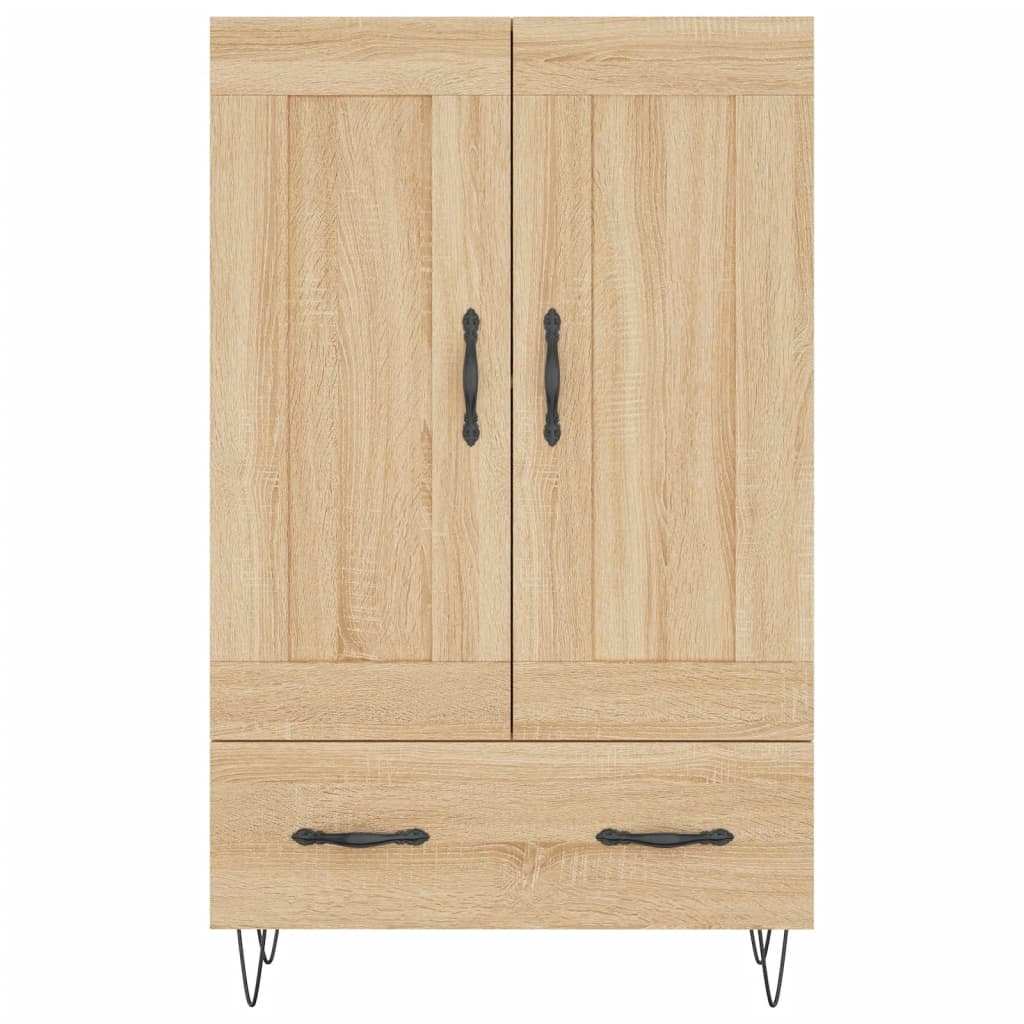 vidaXL Highboard Sonoma Oak 69,5x31x115 cm Engineered Wood