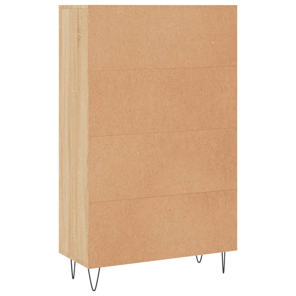 vidaXL Highboard Sonoma Oak 69,5x31x115 cm Engineered Wood