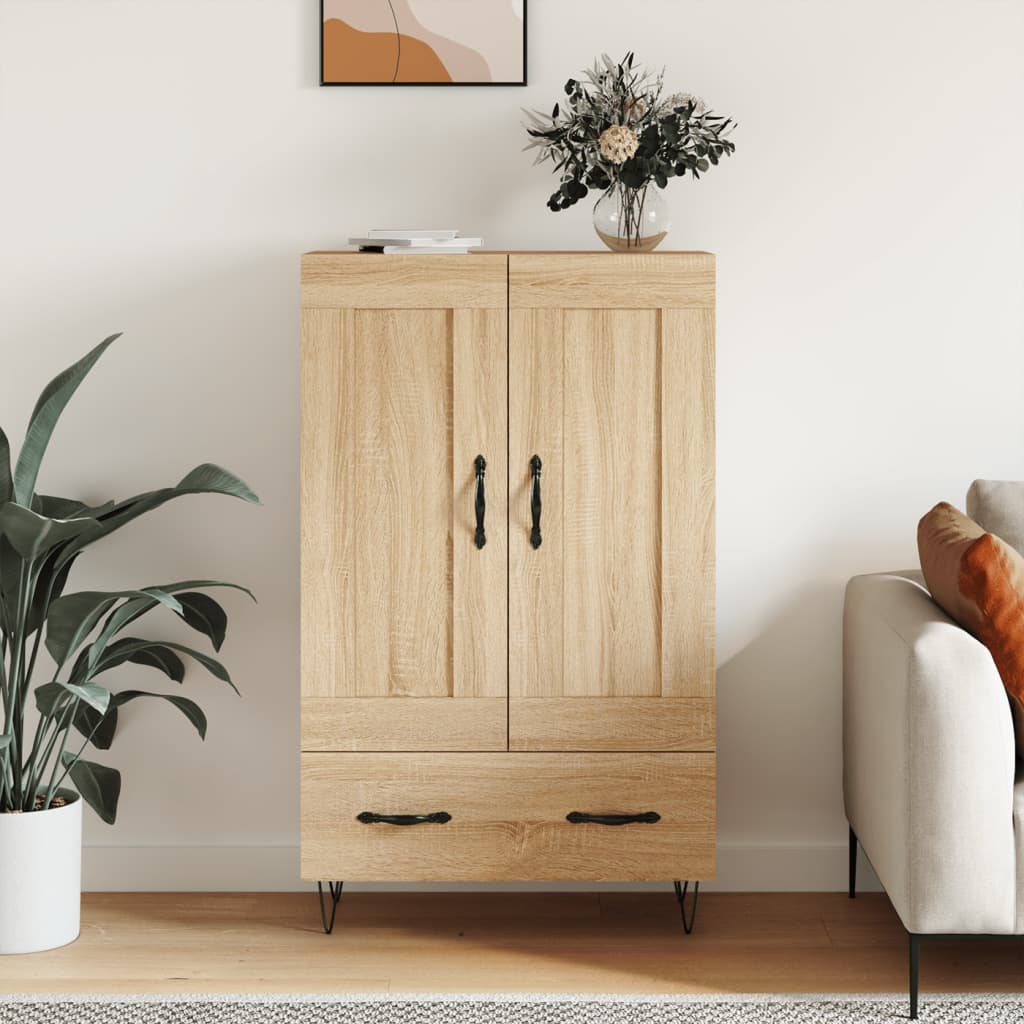 vidaXL Highboard Sonoma Oak 69,5x31x115 cm Engineered Wood