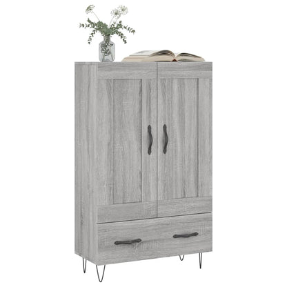 vidaXL Highboard Grey Sonoma 69.5x31x115 cm Engineered Wood