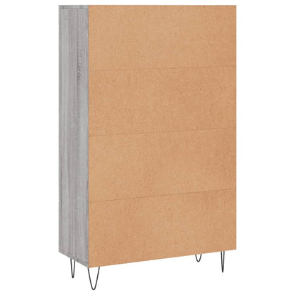 vidaXL Highboard Grey Sonoma 69,5x31x115 cm Engineered Wood