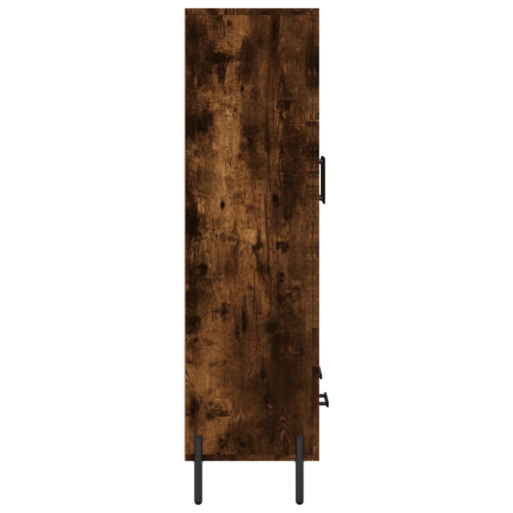 vidaXL Highboard Smoked Oak 69,5x31x115 cm Engineered Wood