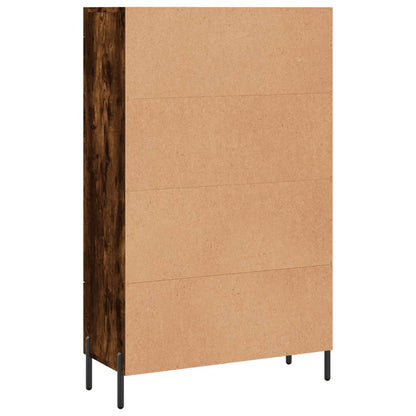 vidaXL Highboard Smoked Oak 69,5x31x115 cm Engineered Wood