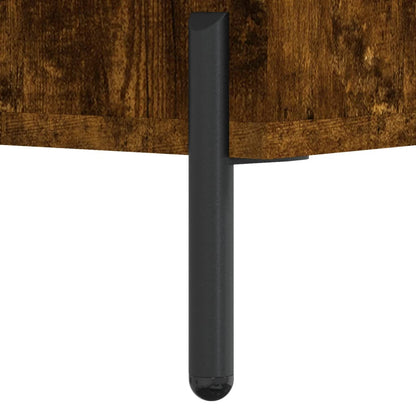 vidaXL Highboard Smoked Oak 69,5x31x115 cm Engineered Wood