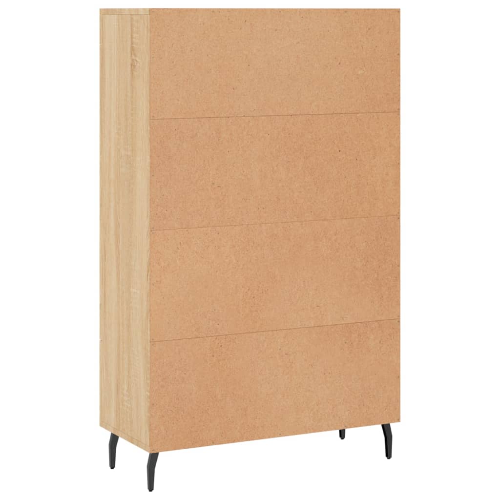 vidaXL Highboard Sonoma Oak 69.5x31x115 cm Engineered Wood