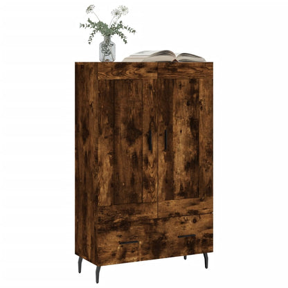 vidaXL Highboard Smoked Oak 69,5x31x115 cm Engineered Wood