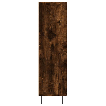 vidaXL Highboard Smoked Oak 69.5x31x115 cm Engineered Wood