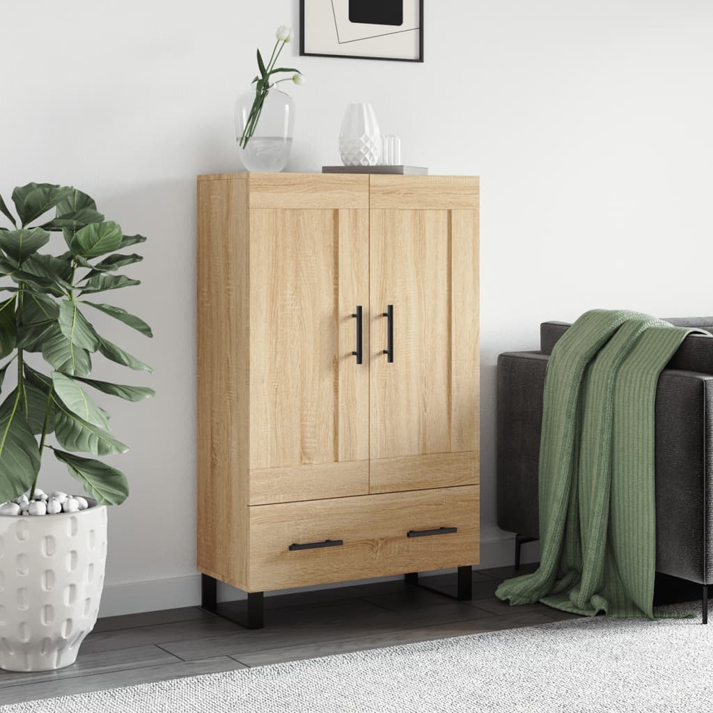 vidaXL Highboard Sonoma Oak 69.5x31x115 cm Engineered Wood