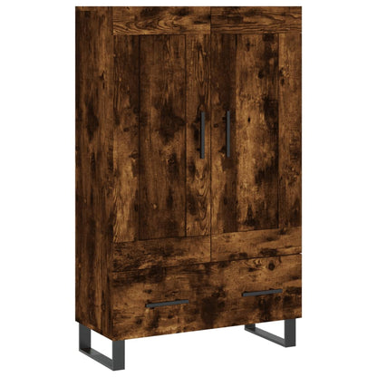 vidaXL Highboard Smoked Oak 69,5x31x115 cm Engineered Wood