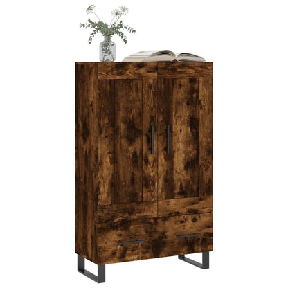vidaXL Highboard Smoked Oak 69,5x31x115 cm Engineered Wood