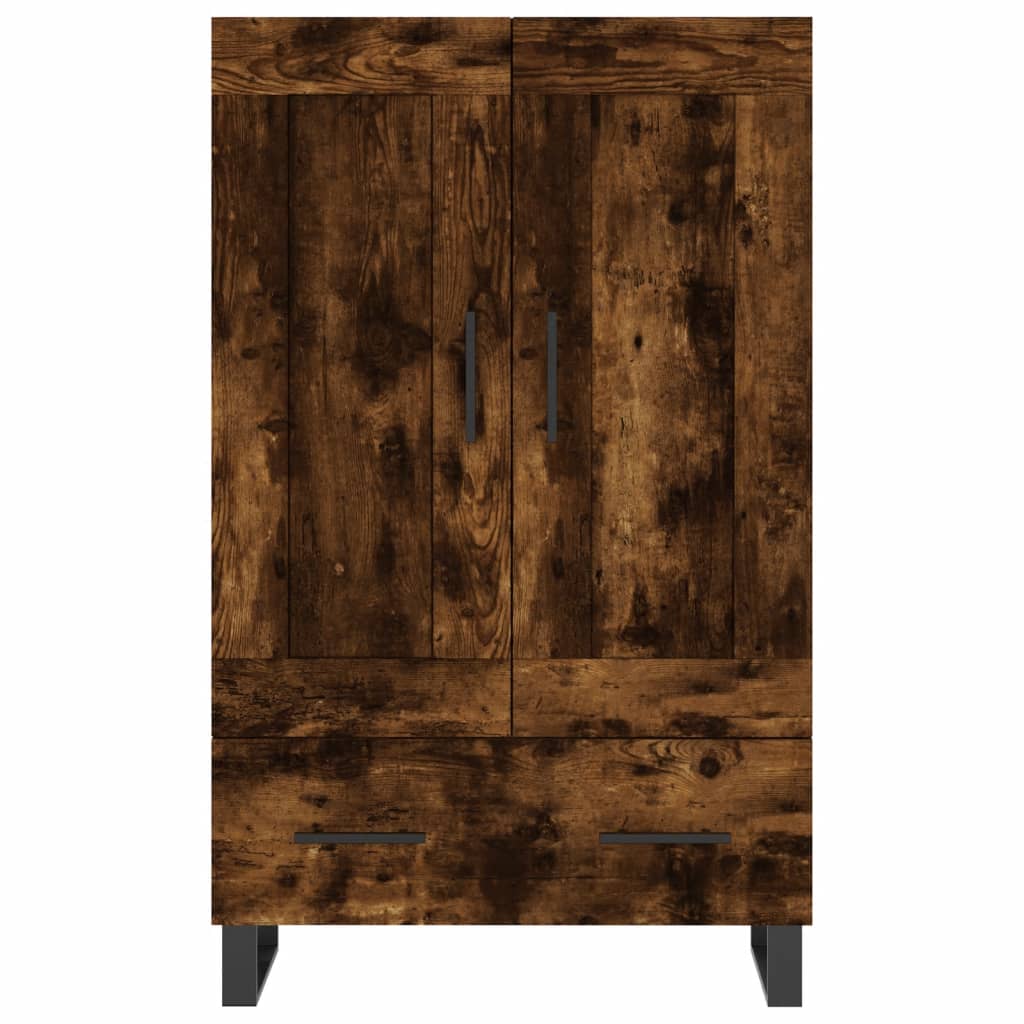 vidaXL Highboard Smoked Oak 69,5x31x115 cm Engineered Wood