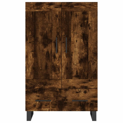 vidaXL Highboard Smoked Oak 69,5x31x115 cm Engineered Wood