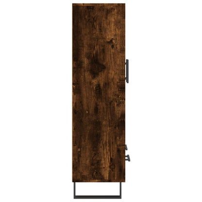 vidaXL Highboard Smoked Oak 69,5x31x115 cm Engineered Wood