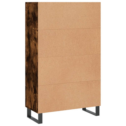 vidaXL Highboard Smoked Oak 69,5x31x115 cm Engineered Wood