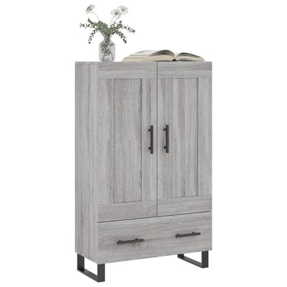 vidaXL Highboard Grey Sonoma 69.5x31x115 cm Engineered Wood