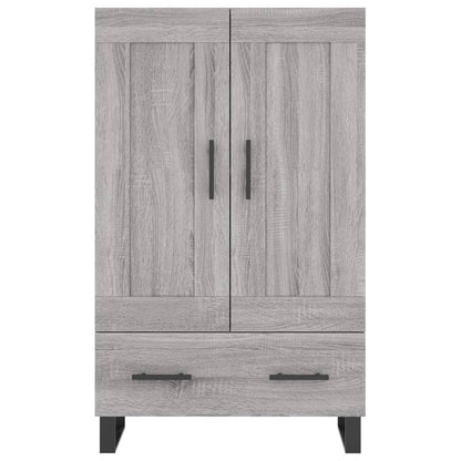 vidaXL Highboard Grey Sonoma 69,5x31x115 cm Engineered Wood